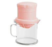 Squeezer portatile frutta, Lightweight Lemon Squeezers Press, Compact Kitchen Juicer, Simple Hand Juicer Squeezer, 15,5 x 11 cm, 6,1 x 4,33 pollici, Pink, Blue for Kitchen, Fruit