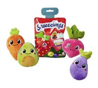 Squeezlings, 12 personaggi di peluche da collezione, viene fornito solo un articolo, frutta e verdura in peluche, super morbido, carino, circa 8 cm, dai 3 anni in su