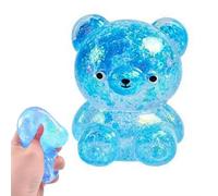 Squeezy Bear Squish-y Stress Balls, Bear Squish-y Fidget Stress Balls, Irresistibile Soft & Squeeze Glitter Filled Glitz Bears StressBalls, Squeeze Ball, Easter Basket Stuffers