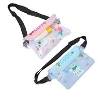 SquEqu Confezione da 2 custodie impermeabili per telefono, per nuoto, immersioni, snorkeling, spiaggia, drifting, parco acquatico, surf, barca, canoa, attraversamento del fiume