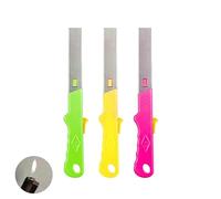 SquEqu Confezione da 3 accendini usa e getta per accendini, prolunga con manico lungo, adattatore con interruttore a pressione, convertitore per candele, griglia, camino, barbecue, campeggio, fornello