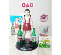 Squid Game 3 Younghee Doll Ver.2 Jinro Soju Drinking Game Figure Toy Party Korea