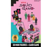 SQUID GAME 3D MINIFIGURES + CARD GAME NETFLIX CON RIVISTA