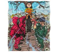 Squid Game 3Stand-Off Vellutato Anime Supermorbido Coperta (TV25068)