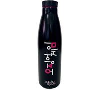 BORRACCIA acciaio inox SQUID GAME NERA bottle TENUTA STAGNA 500 ml