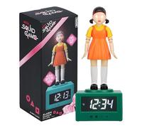 Squid Game Doll Alarm Clock - Luce con licenza ufficiale Netflix, accessori e decorazioni per la camera dei bambini | Paladone