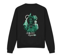 Squid Game Felpa Front Man Foto di gruppo Adulto Unisex (TV17389)