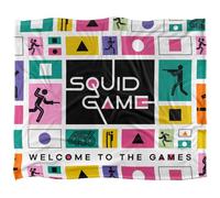 Squid Game Game Icons Coperta super morbida al tatto setoso - 152 x 127 cm