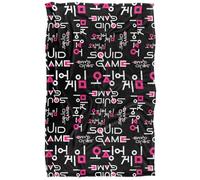 Squid Game Logo Pattern Coperta super morbida al tatto setoso - 91 x 147 cm