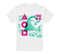 Squid Game Maglietta Young Hee Cucitura in Sovrapposizione Uomo (TV5280)