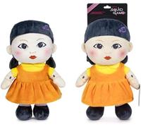 SQUID GAME Peluche BAMBOLA ASSASSINA YOUNGHEE Grande 28cm Originale UFFICIALE