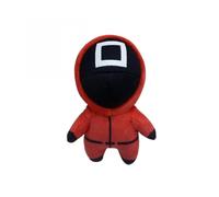 Squid Game Peripheral Plush Doll Keychain Pendant Bag Ornament Toy Gift Square Cute