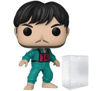 [Squid] Game - Player 218: Cho Sang-Woo Funko Pop! - Figura in vinile con custodia protettiva compatibile Pop Box)