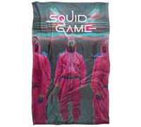 Squid Game Rosa Guards Scene Coperta super morbida al tatto setoso - 91 x 147 cm