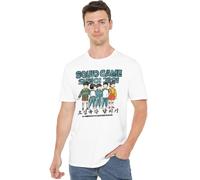 Squid Game Season Three 5 Person 6 Legged Race T Shirt, White, Bianco, 5XL Unisex-Adulto