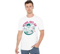 Squid Game Season Three Ready Set Go T Shirt, White, Bianco, L Unisex-Adulto