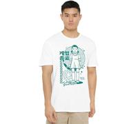 Squid Game Season Three Red Green Light T Shirt, White, Bianco, 3XL Unisex-Adulto