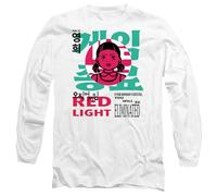 Squid Game Season Three Young-hee Red Light Long Sleeve T Shirt, White, Bianco, M Unisex-Adulto