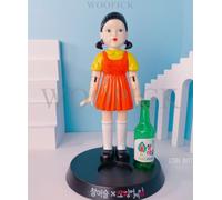 Squid Game Younghee Jinro Chamisul Soju Gioco da bere coreano Figura...