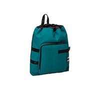 SQUID GAME - Zaino Scuola e Free Time BackPack Regolabile, Valido anche come Sacca Sportiva, con Vano e Doppia Tasca Interna, Tasca Frontale Organizzata + Zip Laterali, 33x45Hx11, 16L, Teal Green