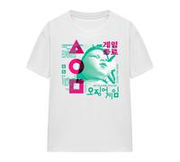 Squid GameMaglietta Young Hee Cucitura in Sovrapposizione Donna (TV20484)