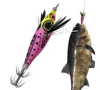 Squid Jig, Glowing Round Belly Hook, Saltwater Fishing Lure