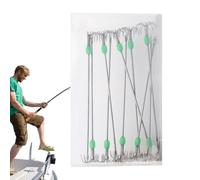 Squid Jig, Squid Jig, Squid Jig, acqua salata - Squid Jig Baits Fluorescent Pesca Seppe Maniche - Ami da pesca robusti in acqua salata, gancio di assistenza per calamari, polpi, seppia