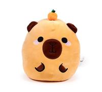 Squidglys morbido cuscino di peluche Duke il Capibara con frutto - cute capybara