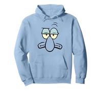Squidward Skeptical Look Big Face Easy Costume Funny Cartoon Felpa con Cappuccio