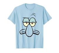 Squidward Skeptical Look Big Face Easy Costume Funny Cartoon Maglietta