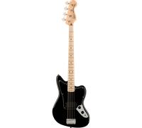 Fender Squier Affinity Series Jaguar Bass con pickup Humbucker, tastiera in acero, nero, Include lezioni virtuali gratuite su Fender Play