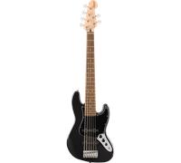 Fender Squier Affinity Series Jazz Bass VI LRL Black Metallic Basso 6 Corde