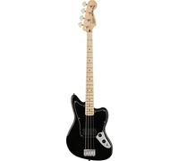 Fender Squier Affinity Series Jaguar Bass con pickup Humbucker, tastiera in acero, nero, Include lezioni virtuali gratuite su Fender Play