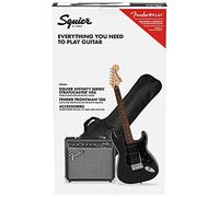 Squier by Fender Affinity Stratocaster HSS Kit Chitarra Principianti | Kit completo per principianti con amplificatore, custodia morbida, cavo, tracolla