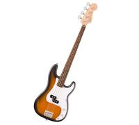 Squier by Fender Debut Collection Precision Bass, Tastiera in Laurel, Battipenna Bianco, Sunburst a 2 Colori