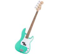 Squier by Fender Debut Collection Precision Bass, Tastiera in Laurel, Battipenna Bianco, Seafoam Green