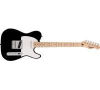 Squier by Fender Sonic Telecaster Chitarra Elettrica, Nera, Tastiera in Acero, B