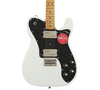 Squier Classic Vibe 70s Deluxe Telecaster chitarra elettrica, con 2 anni di garanzia, bianco olimpico, tastiera in acero