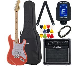 Squier Sonic Strat HSS TCoral Set