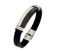 Squillo 3 Batteria Accessori per braccialetti in silicone a due colori di moda Bracciali per uomo Bracciali per figli Braccialetti regalo creativi Regali souvenir Bracciale Il Migliore (B-B, One Size)