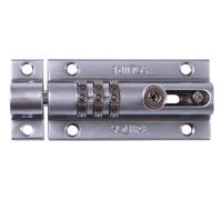 Squire Combibolt 3 Re-Codable Bloccaggio Bullone Cromato 92mm HSQCOMBI3CH