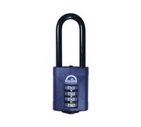 Squire Combinazione Lucchetto 4-Wheel 50mm extra Lungo Lucchetto 63.5mm CP50/2.5