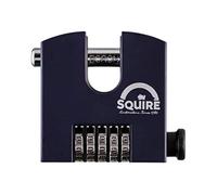 Squire Lucchetto SHCB75 – combinazione 5 ruote, acciaio legato resistente alle intemperie, nero 75 mm