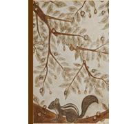 Squirrel and water drops: An Unlined Journal Featuring Original Earth Pigment & Clay Artwork | Nature-Inspired Cover Design | 192 Blank Pages for Writing, Sketching, Creativity & Reflection