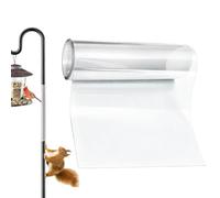 Squirrel Baffle for Bird Feeder Pole Heavy Duty Clear Waterproof Protector | Bird Feeder Squirrel Baffle for Outdoor Yard Tree Outside Backyard Garden
