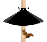 Squirrel Baffle Metal Guard - Weatherproof Shepherd's Hook Protection | Durable Outdoor Bird Feeder Baffle, Prevents Climbing, Heavy Duty Garden Yard Backyard Porch Patio Hanging Feeder Accesso