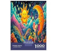 Squirrel Cozy Scene 1000 Pezzi Mouse with Sun & Moon Puzzle Giocattoli Puzzle Giochi Decorazione Della Famiglia Adulti Regalo Giocattolo 38x26cm/1000pcs