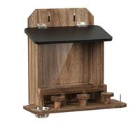 Squirrel Feeders For Outside - Wooden Funny Waterproof House | Window Squirrel Feeders For Pet Feeding Station Corn Food Outside Window Front Garden Yard Tree Recinzione Winter and Other Places