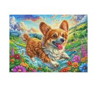 Squirrel Flower Field Puzzle 500 Pezzi Idea Regalo Natale 2025 Happy Time Rompicapo Premium Rilassamento E Divertimento Regalo Perfetto Per Lui E Lei 500 PCS