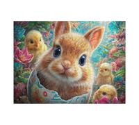 Squirrel Flower Field Puzzle 500 Pezzi Rompicapo Per Ufficio Premium Pausa Lavoro Rilassante Attività Per Colleghi Regalo Festa Aziendale 500 PCS